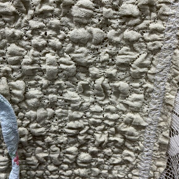 ❤️#1507A POL LACE&FLORAL PATTERN-BLUE JACKET (HAVE PANTS IN ANOTHER LISTING) - Picture 13 of 15